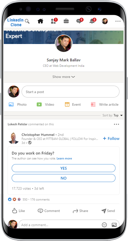 Linkedin Clone App