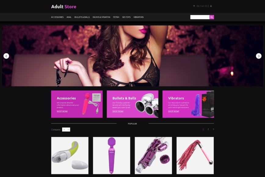 Adult website Development